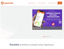 Tablet Screenshot of ingressolive.com